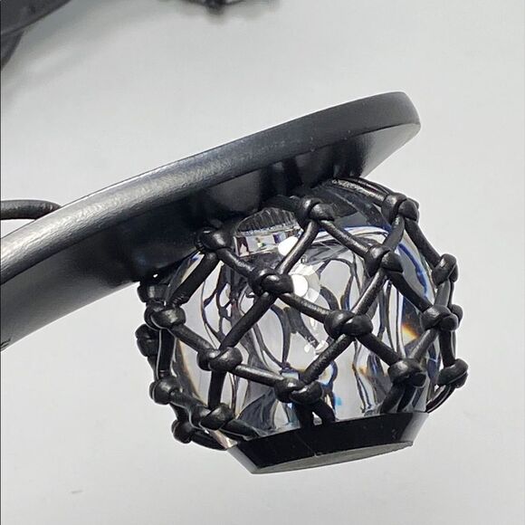 Cult Gaia Kelly leather slide sandals size 40.5 - Picture 9 of 12